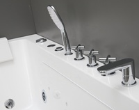 Machine à bulles d'air de massage en coin jets d'eau baignoires à remous baignoires