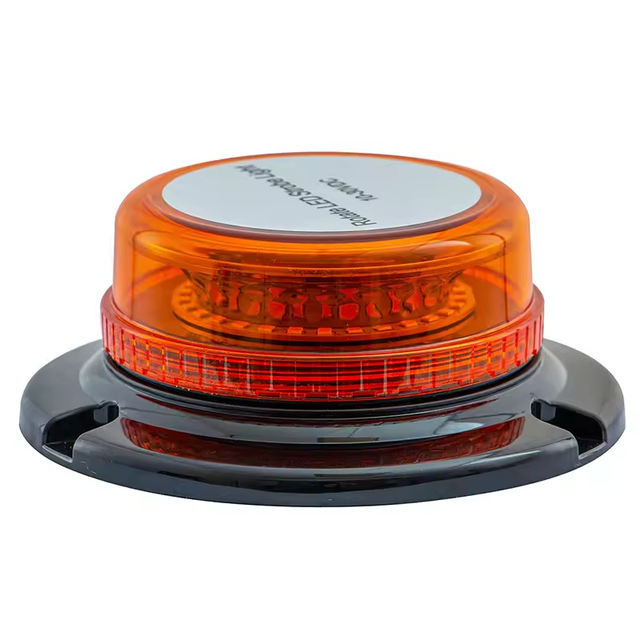 Mini LED Strobe Light 12V 24v Automotive Forklift Safety Flashing Beacon Rotating Warning Magnetic Red Beacon Light