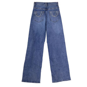 Prix ​​bas, utilisation en extérieur, pantalon en jean pour femmes, pour un usage décontracté, fabrication professionnelle, nouveau jean élégant pour femmes avec strass - Product Image 3