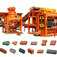Machine de fabrication de blocs de pavés creux en béton entièrement automatique QT6 8-15 QT10 12-15, conception allemande, norme CE