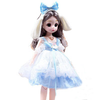 Poupée princesse chantante avec vêtements et accessoires pour animaux colorés de 30 cm, vêtements amovibles et lavables, ensemble de jeu de maison pour filles, jouets cadeaux
