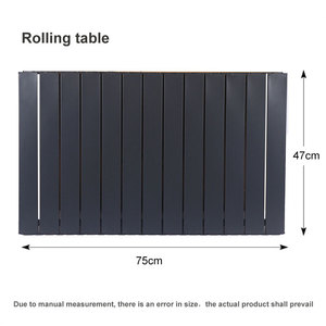 야외 정원 카트 유니버설 휠 조절 가능한 핸들 여행 캠핑 옷장 - Product Image 4