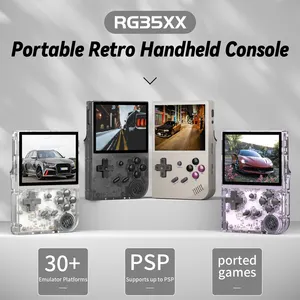 Anbernic RG35XX 2024 nueva ranura dual de 3,5 pulgadas, duración de la batería de 7 horas, admite múltiples juegos, estándar 64GB