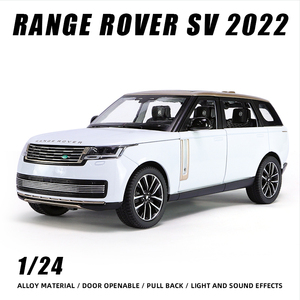 New Diecast 1:24 Land <strong>Range</strong> <strong>Rover</strong> SUV Car Alloy Sport Car Model Sound Light Simulation Pullback Collect Decorative Movable <strong>Toys</strong> - Product Image 5