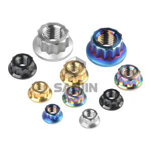 Tuercas de Rueda para Motocicleta Personalizadas de Latón con Recubrimiento de Zinc y Titanio de Alta Resistencia GR5 OEM M5-<span class=keywords><strong>M12</strong></span>, con Brida Hexagonal de 12 Puntas, para Ducati Retrofit - Product Image 6
