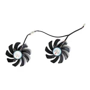Tout nouveau 2 FAN 4PIN 85MM adapté pour XFX <span class=keywords><strong>R9</strong></span>-280X 390 280 280X 270 <span class=keywords><strong>270X</strong></span> Black Wolf Internet Cafe version carte graphique - Product Image 6