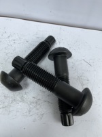 Baut Kepala Heksagonal Eksternal Baja Paduan 10.9S Merk CJ, Baut Tipe Putar Kekuatan Tinggi GB/T 3632 Set Lengkap Satu Mur dan Washer M20 Hitam