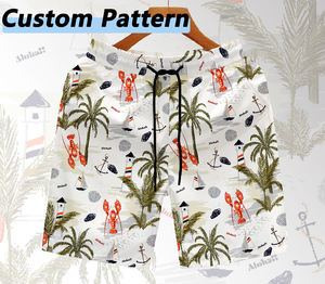 מכנסי ים לגברים עם לוגו/דוגמא בהתאמה אישית, קיציים, רכים, בגזרה בינונית, ידידותיים לסביבה, ייבוש מהיר ונושמים - Product Image 1