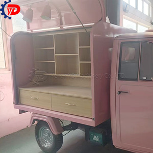 Street <strong>Juice</strong> Truck Ice Cream Cart Food Tricycle Ape Food Truck with Full Kitchen Electric Tuk Tuk <strong>for</strong> Sale Beer Bar Cart - Product Image 5