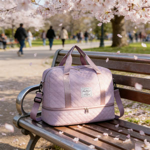 Bolsa de Viaje de Gran Capacidad con Separación Seca y Húmeda, Bolsa de Lona Deportiva, Moderna y Elegante, Portátil e Impermeable, en Varios Colores - Product Image 4