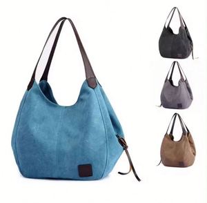 Bolsa de Lona de Lujo al por Mayor, Bolsos Casuales Simples con Logotipo Personalizado - Product Image 6