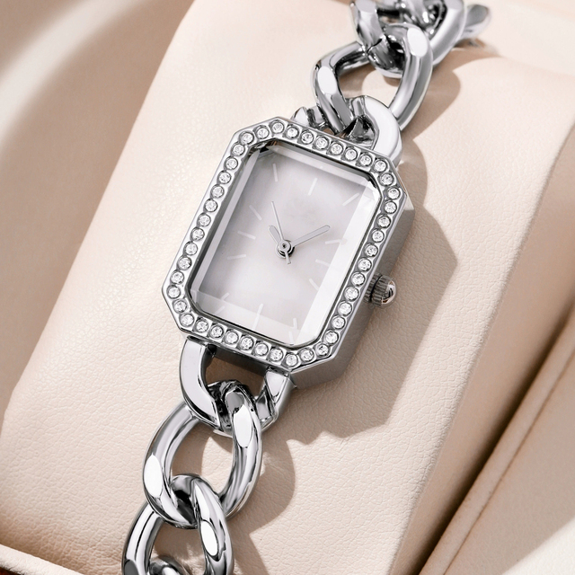2026 Rectangle Montre Femme Alloy Case Quartz Fashion Charm Minimalist Watch Good Quality Manufacturer