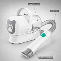 Kit de toilettage pour animaux de compagnie multifonctionnel 7 en 1 de 7 pouces en acier inoxydable personnalisé pour chiens et chats, pour la coupe et le rasage