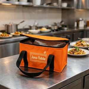 Bolsa Térmica para Alimentos de Fábrica, No Tejida, Ligera, Resistente, de Grado Alimenticio, Ecológica, Duradera, Impermeable, para Llevar Comida, Supermercado, Restaurante - Product Image 1