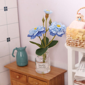 Miniature de nourriture miniature en verre, bouteille de <span class=keywords><strong>plante</strong></span>, rose osmanthus, modèle miniature à l'échelle 1:12 pour maison de poupée OB11 - Product Image 3