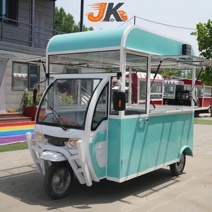 Tricycle <span class=keywords><strong>motorisé</strong></span> à trois roues pour la vente de nourriture, avec barbecue à gaz et glacière, pour une navigation facile dans les rues et les cours urbaines très fréquentées - Product Image 2