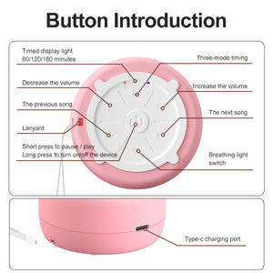 Mesin Suara Putih Mini Terbaru 2026 dengan Lampu Malam 22 Suara Lembut Mesin Tidur Portabel untuk Bayi dan Dewasa - Product Image 6