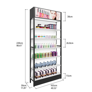 Vẻ đẹp kệ cho Salon hiển thị đứng cho mỹ phẩm và chăm sóc da cho Boutique Sản phẩm giới thiệu nhà máy sản xuất trực tiếp - Product Image 2