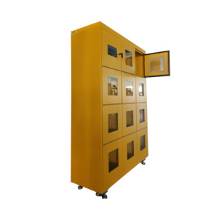 SNBC Thẻ Tín Dụng Coin Bill Vận Hành Trực Tuyến Giao Hàng Thực Phẩm Pickup Locker Giao Hàng Thực Phẩm Locker Pizza Máy Bán Hàng Tự Động - Product Image 2