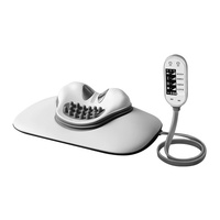 Soporte para el Cuello, Corrector Cervical Ajustable, Entrenador de Columna Vertebral, Masajeador de Cuello y Hombros con Vibración para Relajar los Músculos