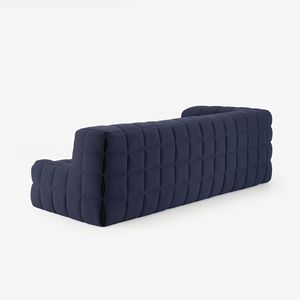 Canapé 3 places haut de gamme avec accoudoirs, canapé luxueux et rembourré pour hôtel, bureau - Product Image 3