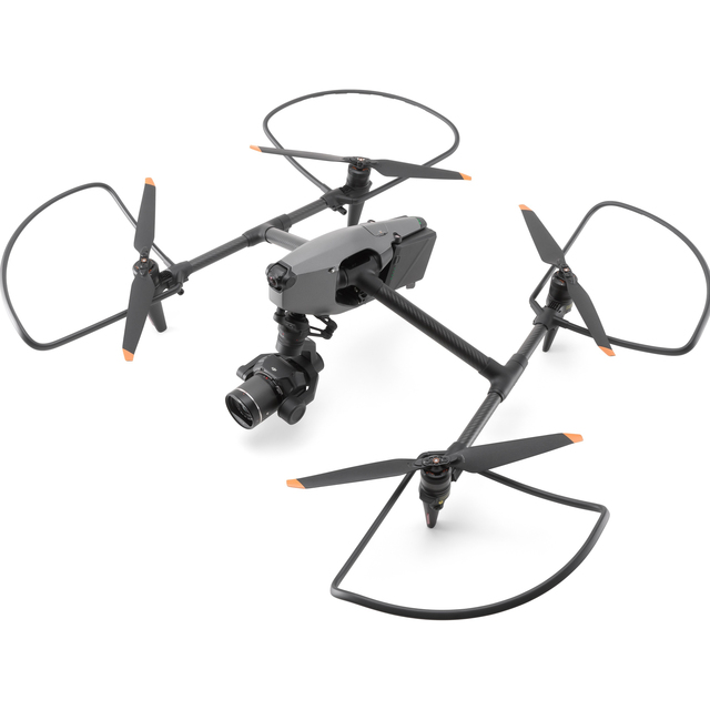 Original Propeller Guard for Inspire 3 Drone Carbon Fiber Light Frame Protection Safety Accessory Kit Quick Install