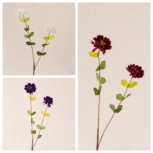 ดอกเบญจมาศเซรามิก CallaFloral ดอกไม้ประดิษฐ์สีขาว สำหรับตกแต่งงานแต่งงาน ทำด้วยมือ ก้านเดี่ยว - Product Image 5