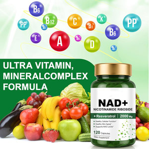BIOCHEALTH OEM NAD + Supplément pour la régénération cellulaire Antioxydant Nicotinamide Riboside Suppléments quotidiens pour adultes Hommes Femmes - Product Image 4