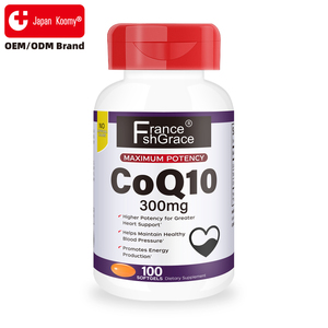 Suplemento de Coenzima Q10 de Marca Privada Shecome, 100 Porciones, 300 mg, para una Alta Absorción, Apoyo a la Salud del Corazón, Suplemento Energético - Product Image 1