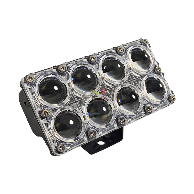 Yellow and white dual color flashing