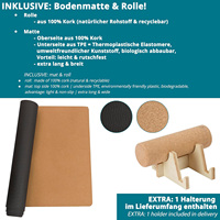 Planches de surf en bois avec rouleau de liège Abs Legs Core Workout Trainer Board Surf Ski Skateboarding Planche d'équilibre en bois