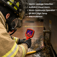 Caméra thermique portative pour la brigade des pompiers, imageur thermique infrarouge, vision nocturne, sauvetage en cas d'incendie, visibilité dans les environnements sombres et fumigènes