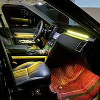 Kit d'éclairage intérieur dynamique et coloré pour Land Rover Discovery 5 2017-2025, style ruban, pour améliorer l'ambiance de la voiture