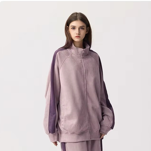 Chaqueta <span class=keywords><strong>con</strong></span> <span class=keywords><strong>cremallera</strong></span> de ajuste regular para <span class=keywords><strong>mujer</strong></span> al por mayor, sudadera <span class=keywords><strong>sin</strong></span> <span class=keywords><strong>capucha</strong></span> <span class=keywords><strong>con</strong></span> <span class=keywords><strong>cremallera</strong></span> de alta calidad <span class=keywords><strong>y</strong></span> talla grande para <span class=keywords><strong>mujer</strong></span> - Product Image 1
