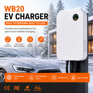 Borne de Recharge Publique Extérieure pour Véhicules Électriques OEM ODM 22kW Triphasée 32A avec Prise de Charge IEC 62196-2 et Application Mobile (Wallbox) - Product Image 1