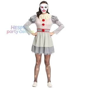 Disfraz de Payaso Terrorífico de Lujo para Mujer, Disfraz de Pennywise para Halloween - Product Image 1