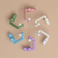 Robinet mélangeur pour enfants rose macaron, résistant aux éclaboussures, salle de bain, rotation universelle à 360 degrés, robinet multifonctionnel