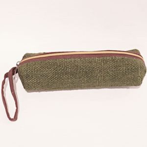 Estuche para Lápices Multicolor de Cáñamo y Algodón con Cremallera, Ecológico, Reciclable, Duradero, de Gran Capacidad, con Asa, Personalizable y Bonito - Product Image 4