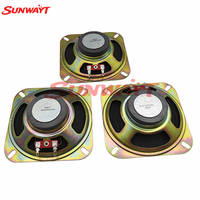 Haut-parleur magnétique carré miniature SUNWAYT SW-PS1 de 4 pouces, 8 ohms, 5 W, haute qualité, pour machine d'arcade (vente en gros)