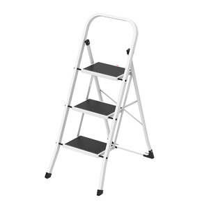 GS/EN14183 Approved European Standard <strong>Portable</strong> Stainless Steel 2-4 <strong>Step</strong> Stepping Ladder Folding <strong>Step</strong> Stool for Home Use - Product Image 3