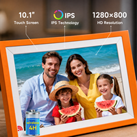 Cadre photo numérique Wi-Fi 10,1 pouces 32 Go 1280x800 HD IPS Écran tactile Rotation automatique Cadre photo intelligent Cloud OEM