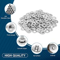 Lot de 110 rondelles en acier au carbone zingué, assortiment de rondelles plates et à ressort, outils à main pour boîte à outils, vente en gros d'usine OEM