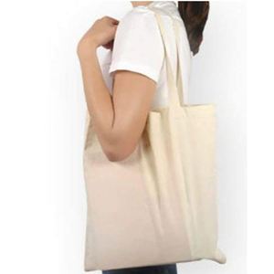 Sacs de shopping réutilisables en toile de coton personnalisés avec logo imprimé, sacs fourre-tout en toile de coton unie avec logo imprimé personnalisé - Product Image 6