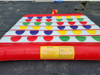 Jeu de Twister gonflable géant pour enfants Backyard Summer Fun Giant Gonflable Twister Game Rental Twister