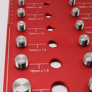 Nâng cấp đo tiêu chuẩn và Metric Nut và Bolt chủ đề Checker Bolt Kích thước và chủ đề 19 tiêu chuẩn 15 Metric Bolt nhận dạng - Product Image 5