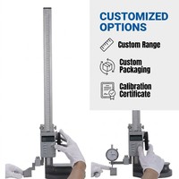Calibrador Vernier Electrónico Industrial de Alta Precisión con Resolución de 0.01mm para Medición en Metalurgia y Mecanizado
