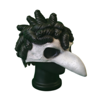 Masques de jeu Little Nightmares Masque de corbeau Animal Cosplay Casque intégral pour costume d'Halloween Fête costumée Accessoire