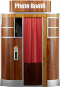 Coreano popolare digitale della cabina di stile dell'arco della foto ha chiuso la cabina della foto della fabbrica <span class=keywords><strong>vendita</strong></span> della macchina della cabina fotografica per la caffetteria - Product Image 5