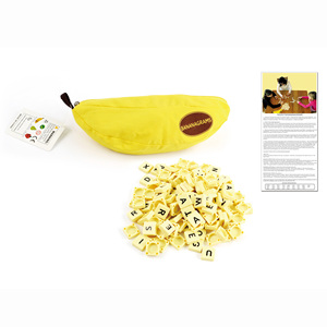 Papan Puzzle Desktop anak-anak, permainan belajar bahasa Inggris 144 buah Scrabbles plastik cerdas papan ubin, kata mengeja - Product Image 1