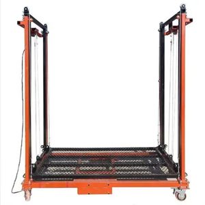 Plataforma Elevadora de Andamios, Plataforma de Trabajo Elevadora Móvil para Construcción, Altura Disponible de 6m, 8m, 10m, Control Remoto L - Product Image 1